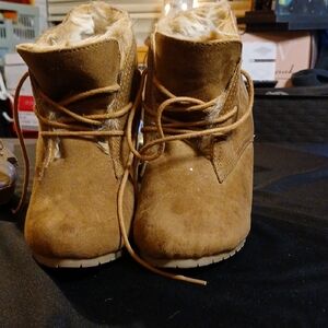 Leila Stone Tan Boots